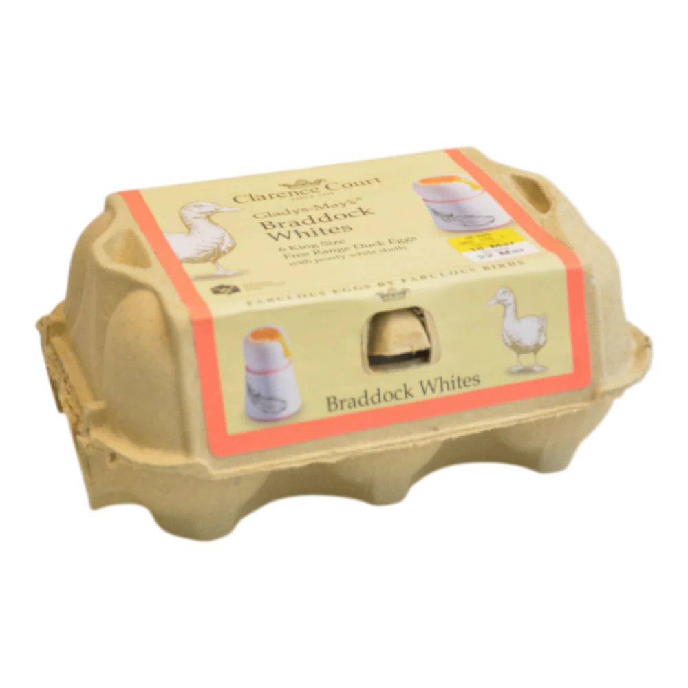 Free Range Duck Eggs ( 6 king size eggs )