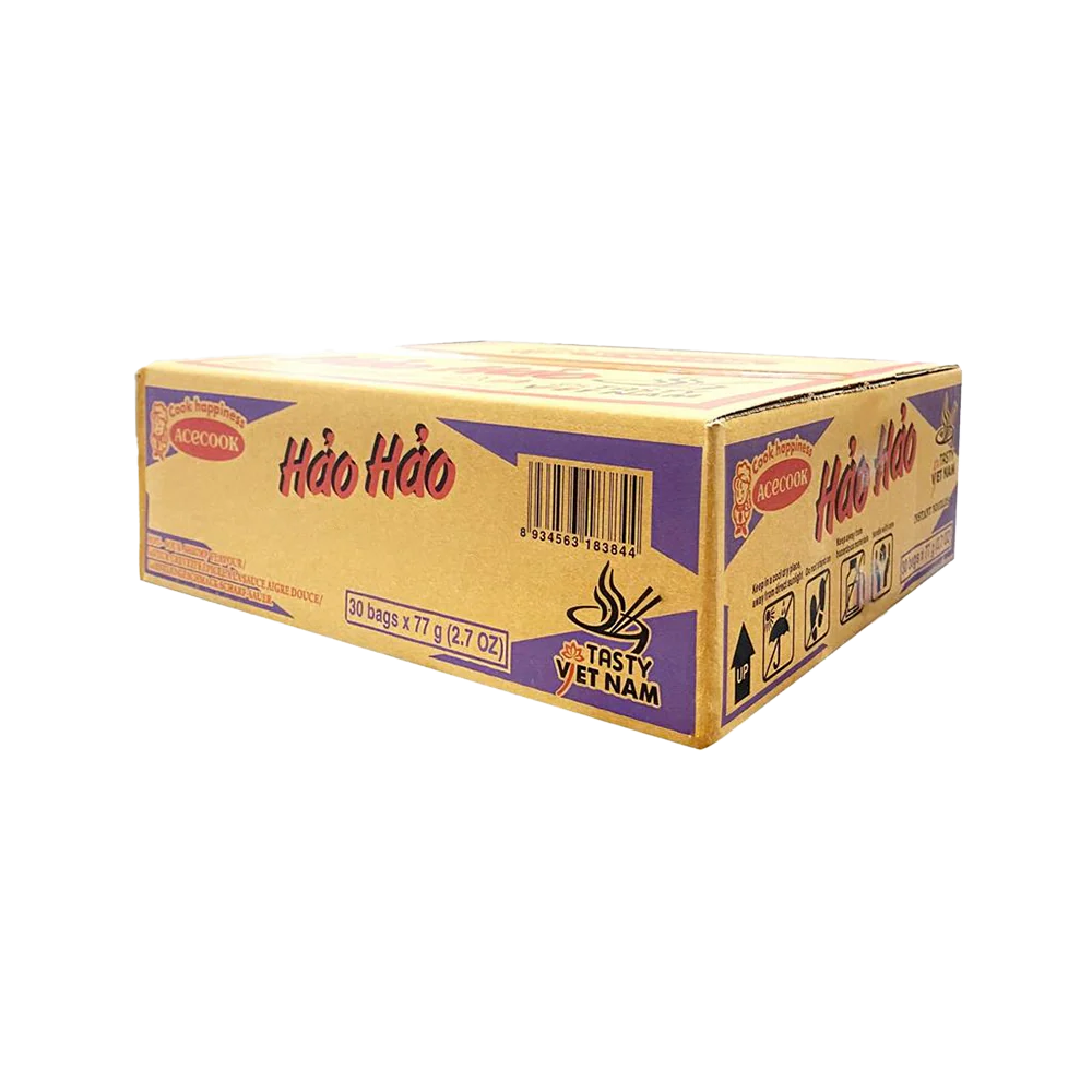 HAO HAO Hot & Sour Shrimp Flavor 77g (Case 30)